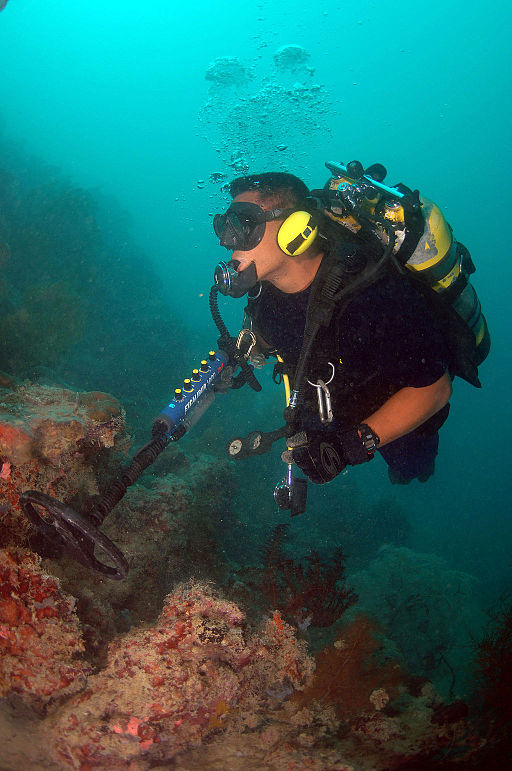 underwater metal detector